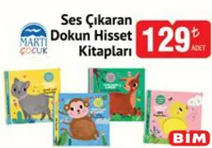 MARTI ÇOCUK SES ÇIKARAN DOKUN HİSSET KİTAPLARI